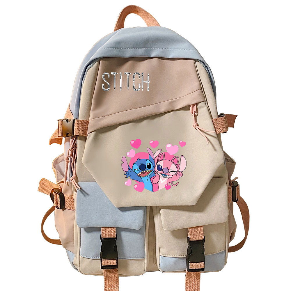 Lilo Stitch Water Proof Backpack Notebook Travel Bags Casual School Bag