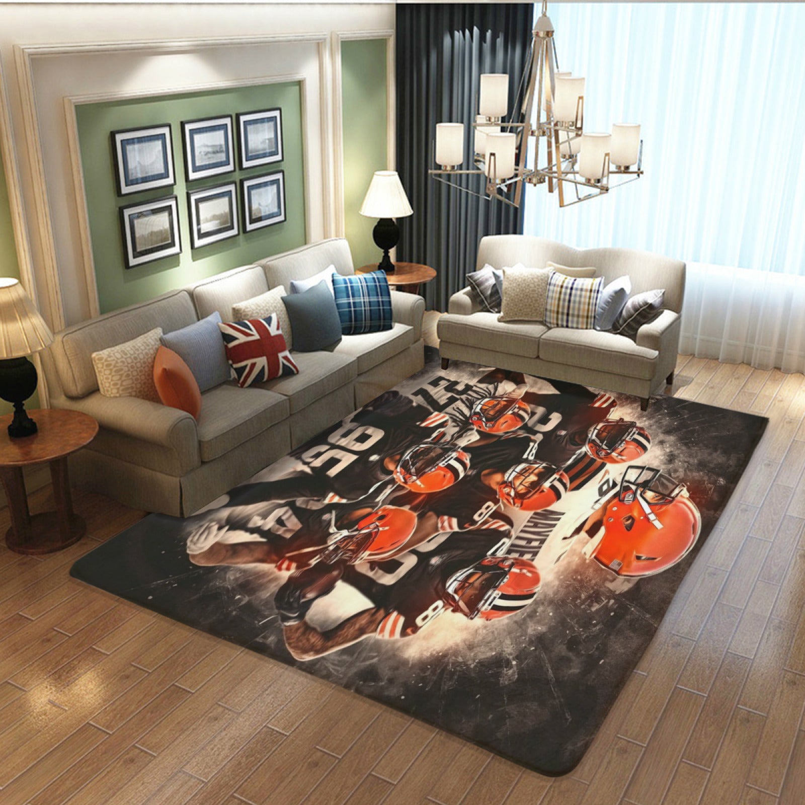 Cleveland Rugby Browns Rugs Bedroom Living Room Bathroom Carpet Mat Rug  chicago bears