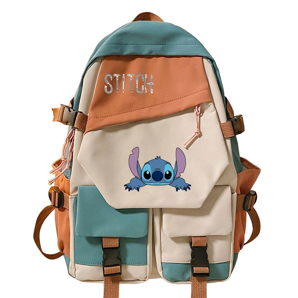 Lilo Stitch Water Proof Backpack Notebook Travel Bags Casual School Bag