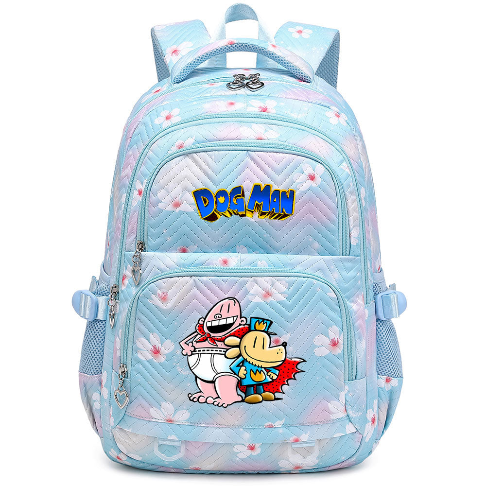 Dog Man Proof Backpack Notebook Travel Bags Casual School Bag For Middle School Students