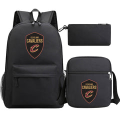 Cleveland Cavaliers Schoolbag Backpack Shoulder Bag Pencil Bag 3pcs set for Kids Students
