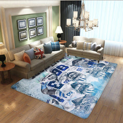 Dallas Rugby Cowboys Rugs Bedroom Living Room Bathroom Carpet Mat Rug