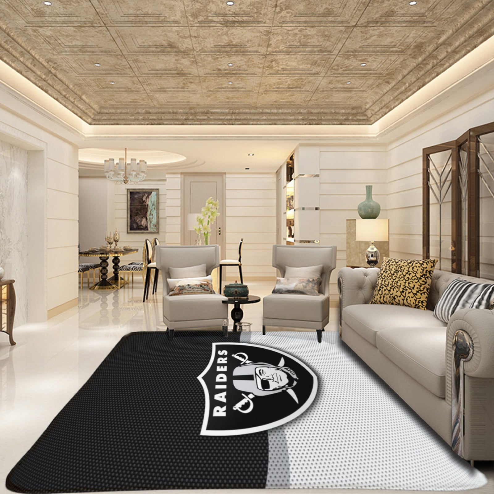 Las Vegas Rugby Raiders Rugs Bedroom Living Room Bathroom Carpet Mat Rug