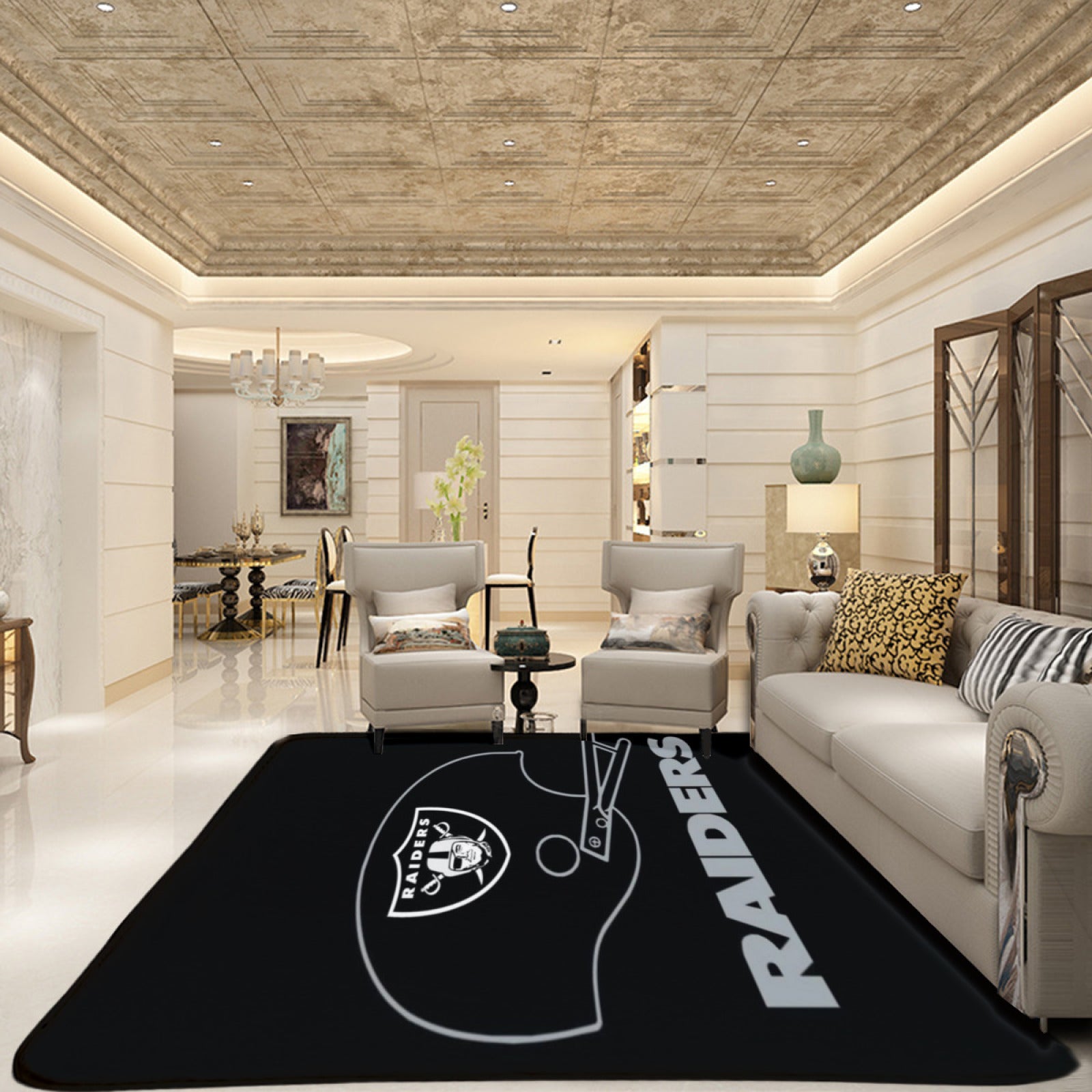 Las Vegas Rugby Raiders Rugs Bedroom Living Room Bathroom Carpet Mat Rug