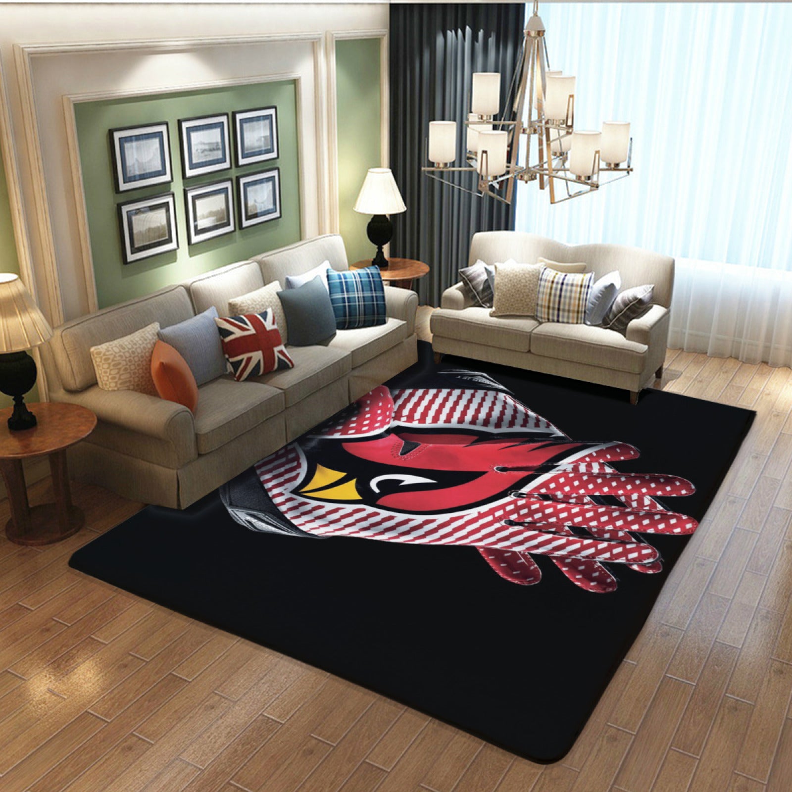 Arizona Rugby Cardinals Rugs Bedroom Living Room Bathroom Carpet Mat Rug