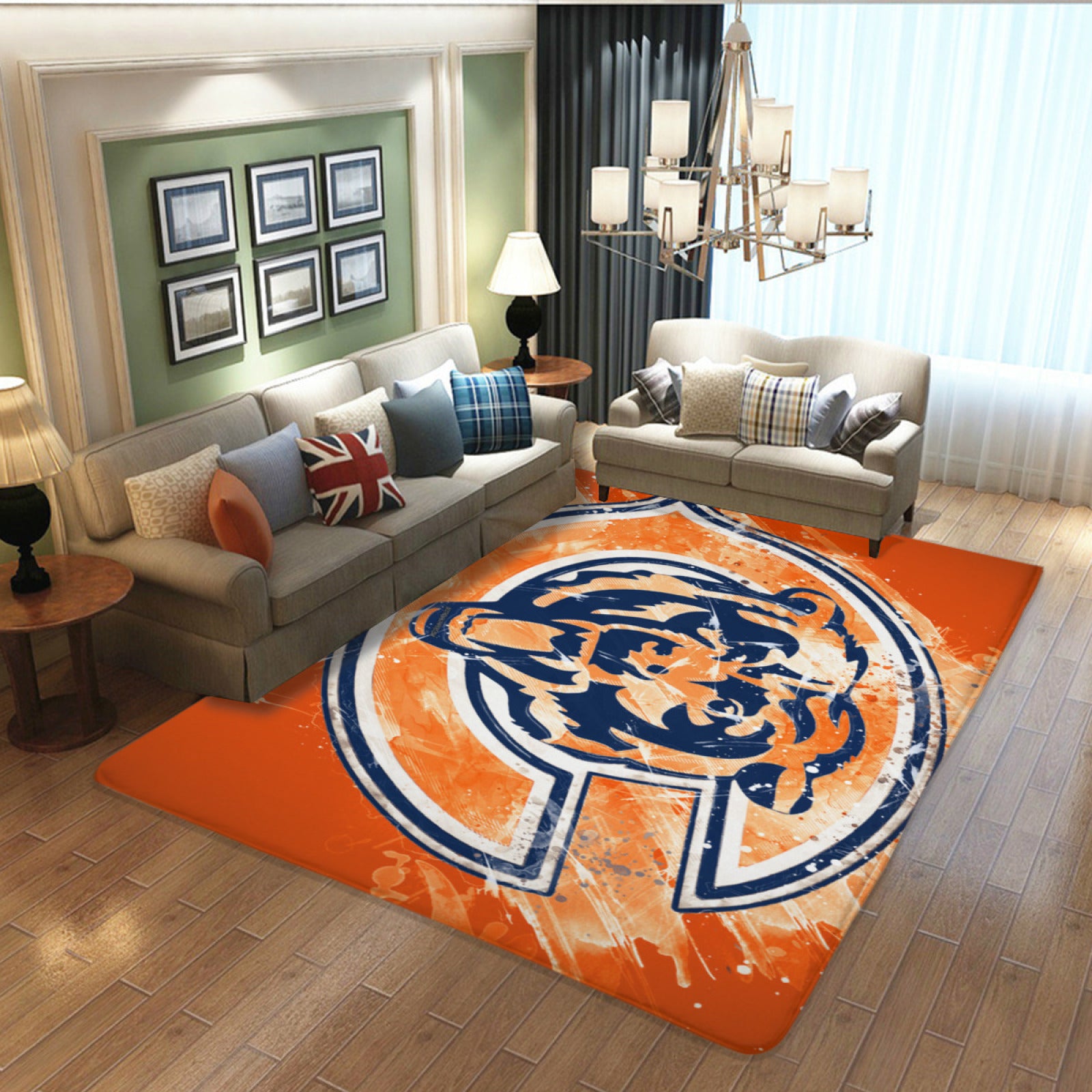 Chicago Rugby Bears Rugs Bedroom Living Room Bathroom Carpet Mat Rug  chicago bears