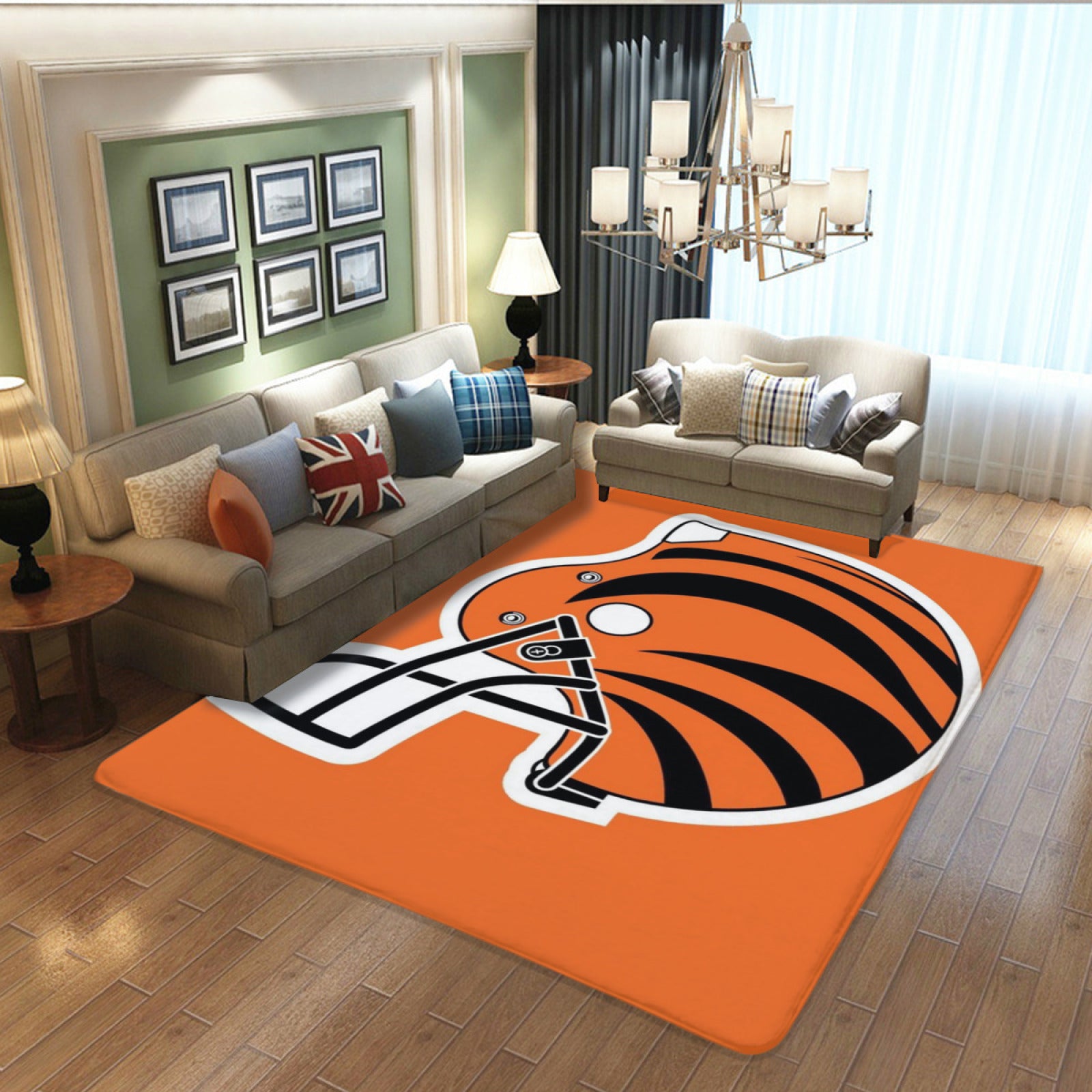 Cincinnati Rugby Bengals Rugs Bedroom Living Room Bathroom Carpet Mat Rug  chicago bears