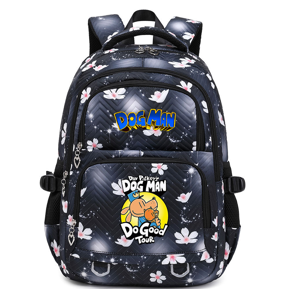 Dog Man Proof Backpack Notebook Travel Bags Casual School Bag For Middle School Students