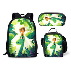 The Good Dinosaur Backpack Schoolbag Lunch Bag Pencil Bag for Kids Students 3PCS
