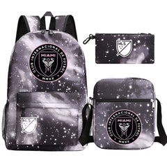 Club Internacional de Soccer Miami   Printed Schoolbag Backpack Shoulder Bag Pencil Bag 3pcs set for Kids Students