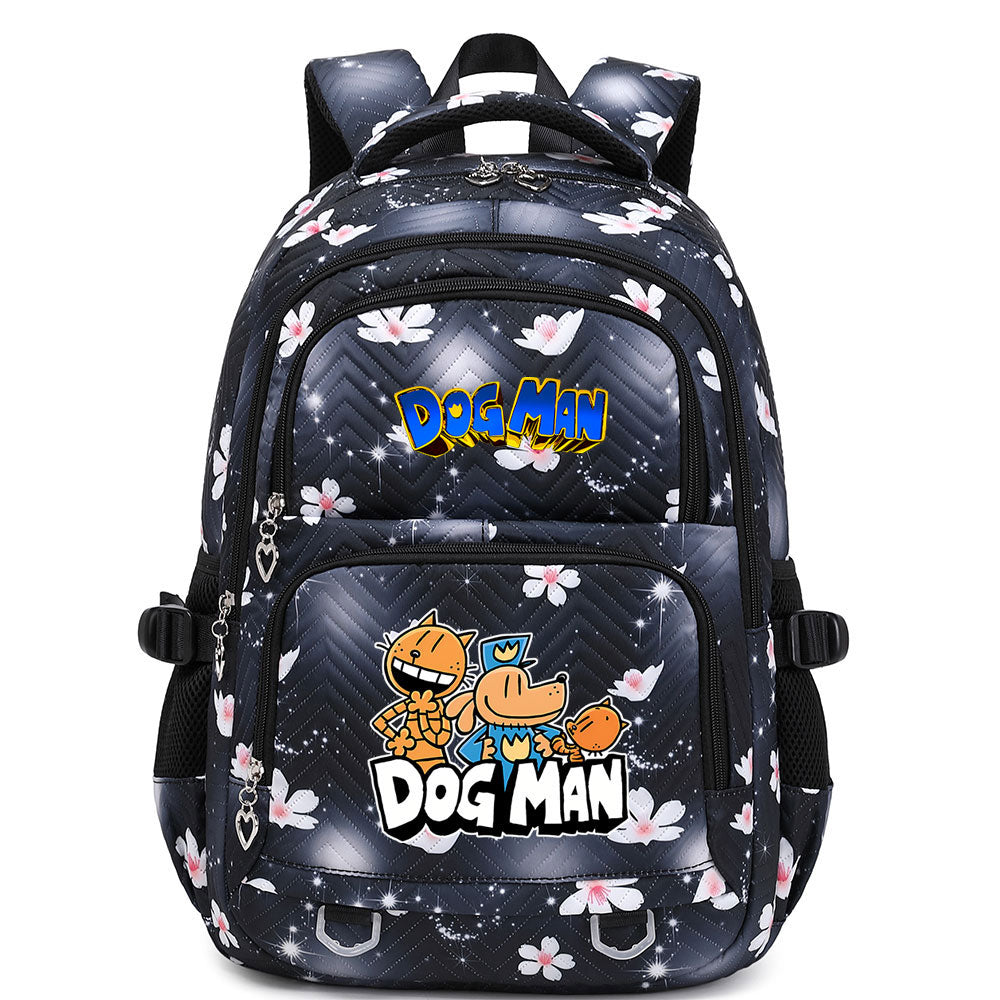 Dog Man Proof Backpack Notebook Travel Bags Casual School Bag For Middle School Students