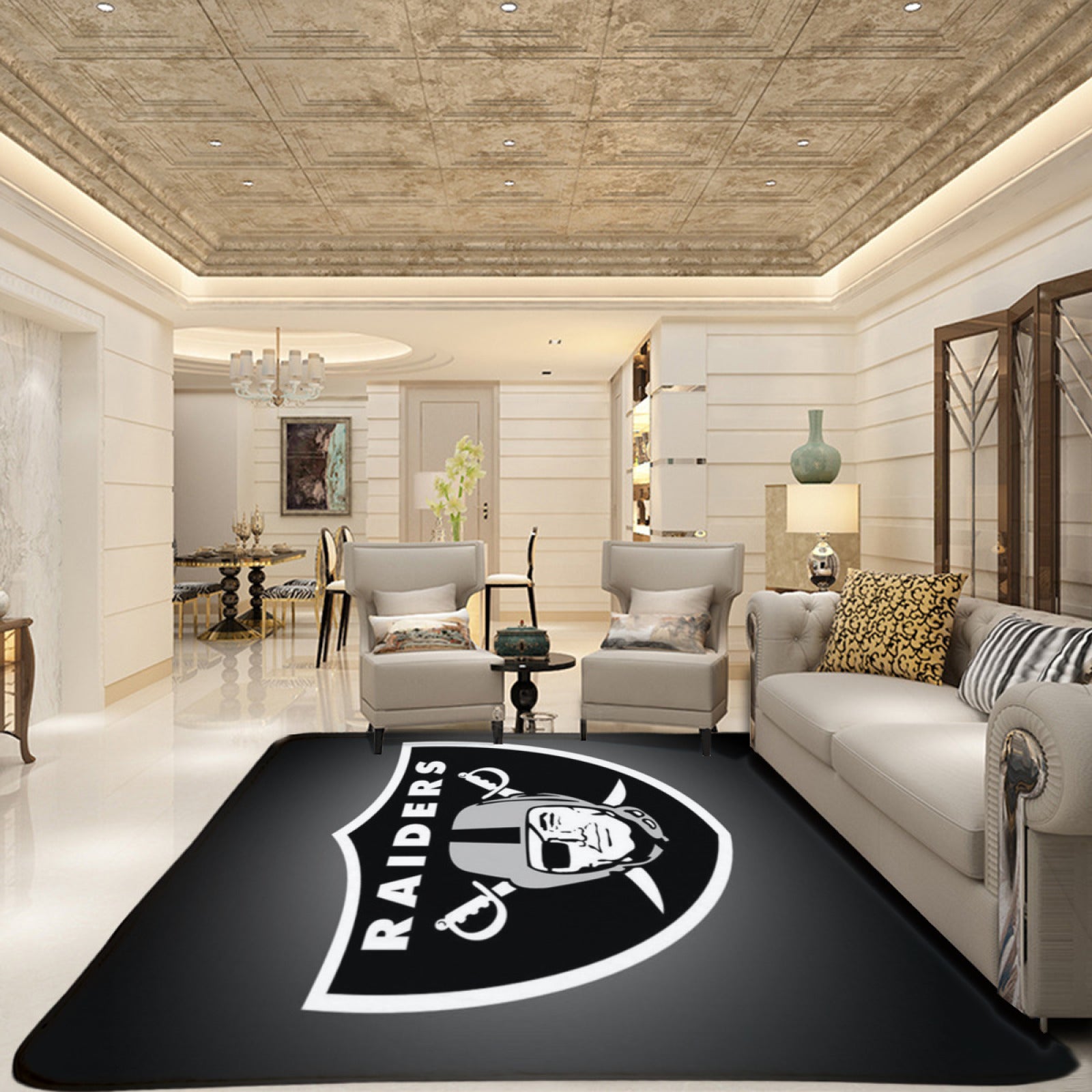 Las Vegas Rugby Raiders Rugs Bedroom Living Room Bathroom Carpet Mat Rug