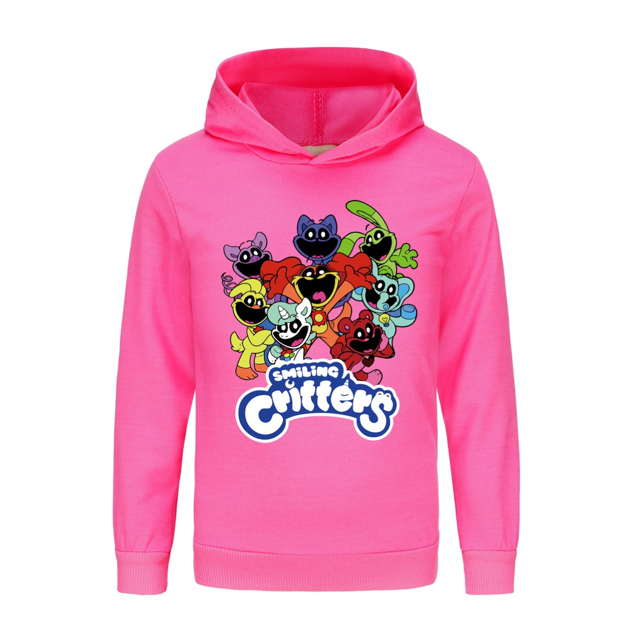Smiling Critters Casual Sweatshirt Spring Autumn Hoodie for Kids