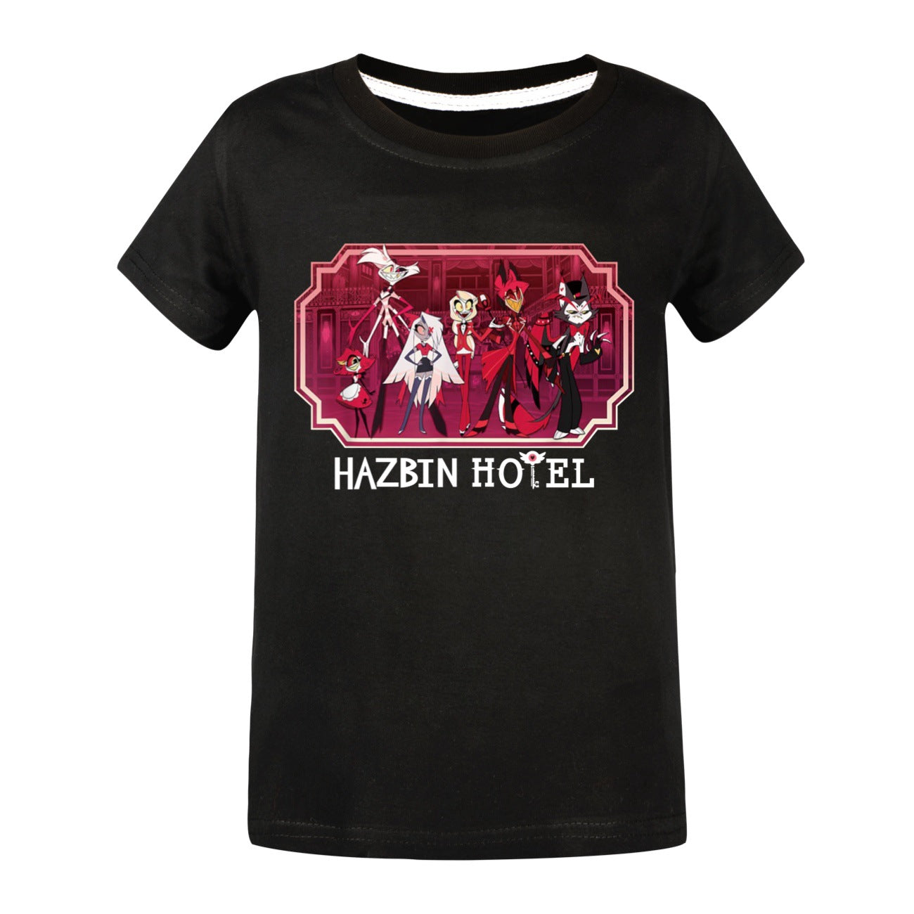 Hazbin Hotel Casual Sweatshirt Spring Autumn Short Sleeve T-Shirts for Kids