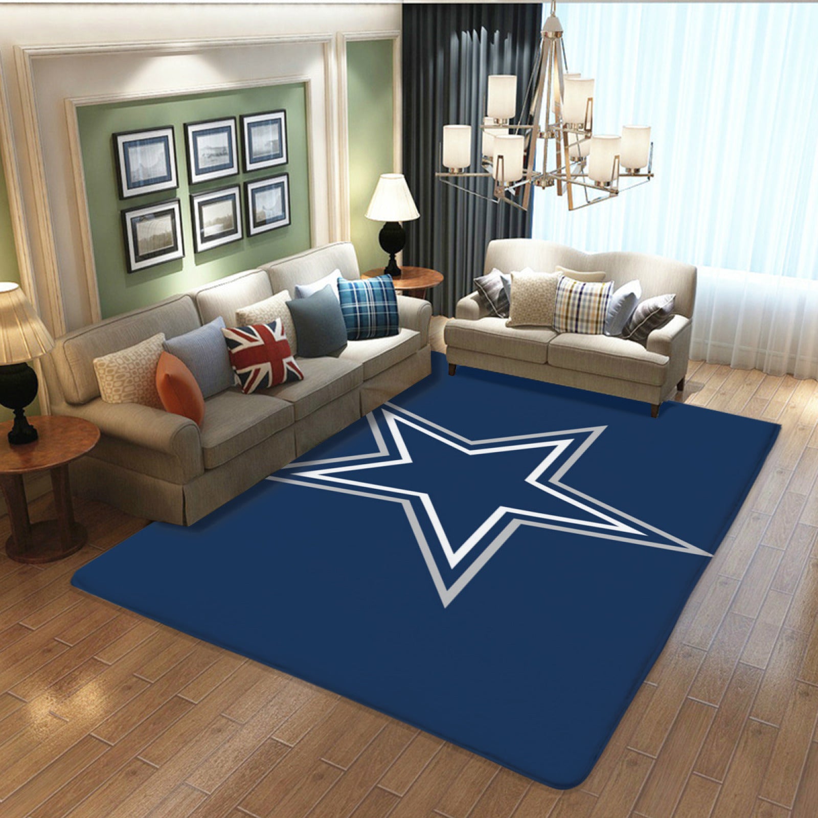 Dallas Rugby Cowboys Rugs Bedroom Living Room Bathroom Carpet Mat Rug