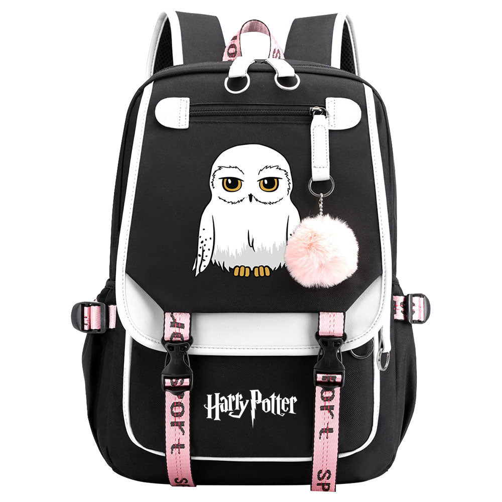 Hedwig Waterproof Backpack School Notebook Travel Bags USB Charging