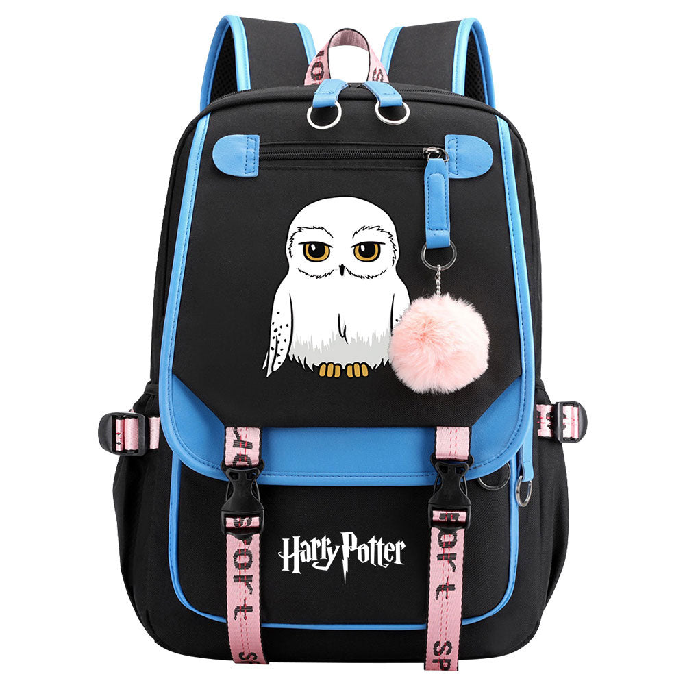 Hedwig Waterproof Backpack School Notebook Travel Bags USB Charging