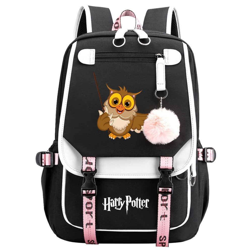 Hedwig Waterproof Backpack School Notebook Travel Bags USB Charging