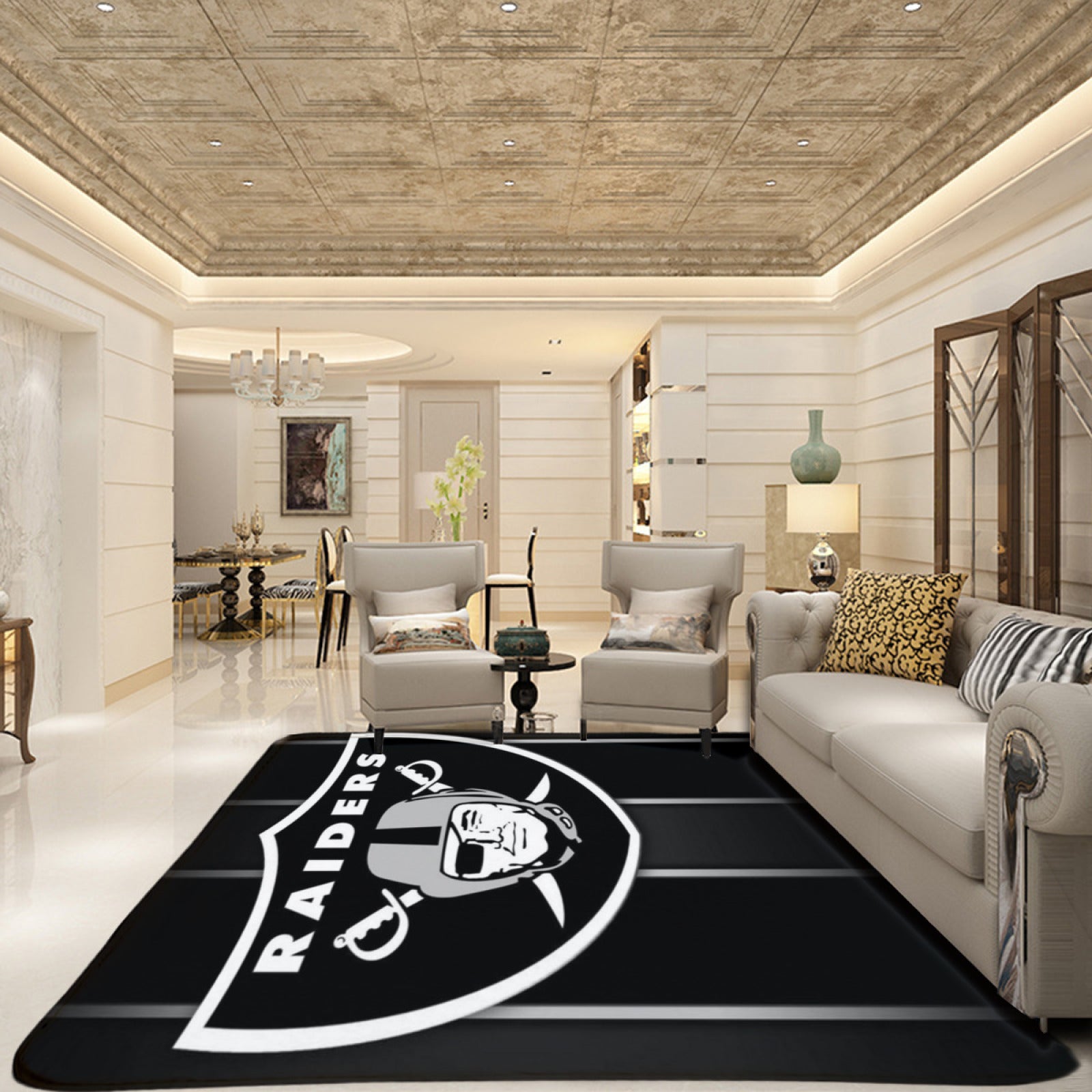 Las Vegas Rugby Raiders Rugs Bedroom Living Room Bathroom Carpet Mat Rug