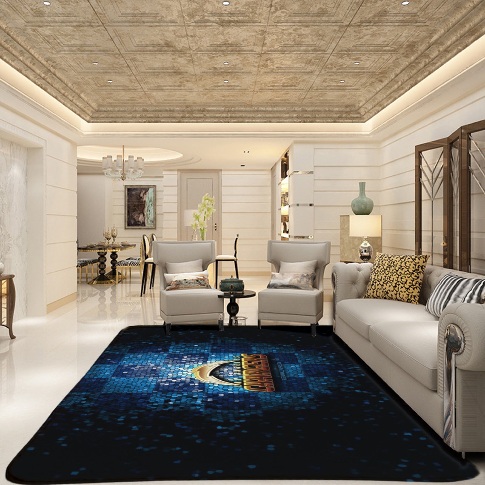 Los Angeles Rugby Chargers Rugs Bedroom Living Room Bathroom Carpet Mats Rug