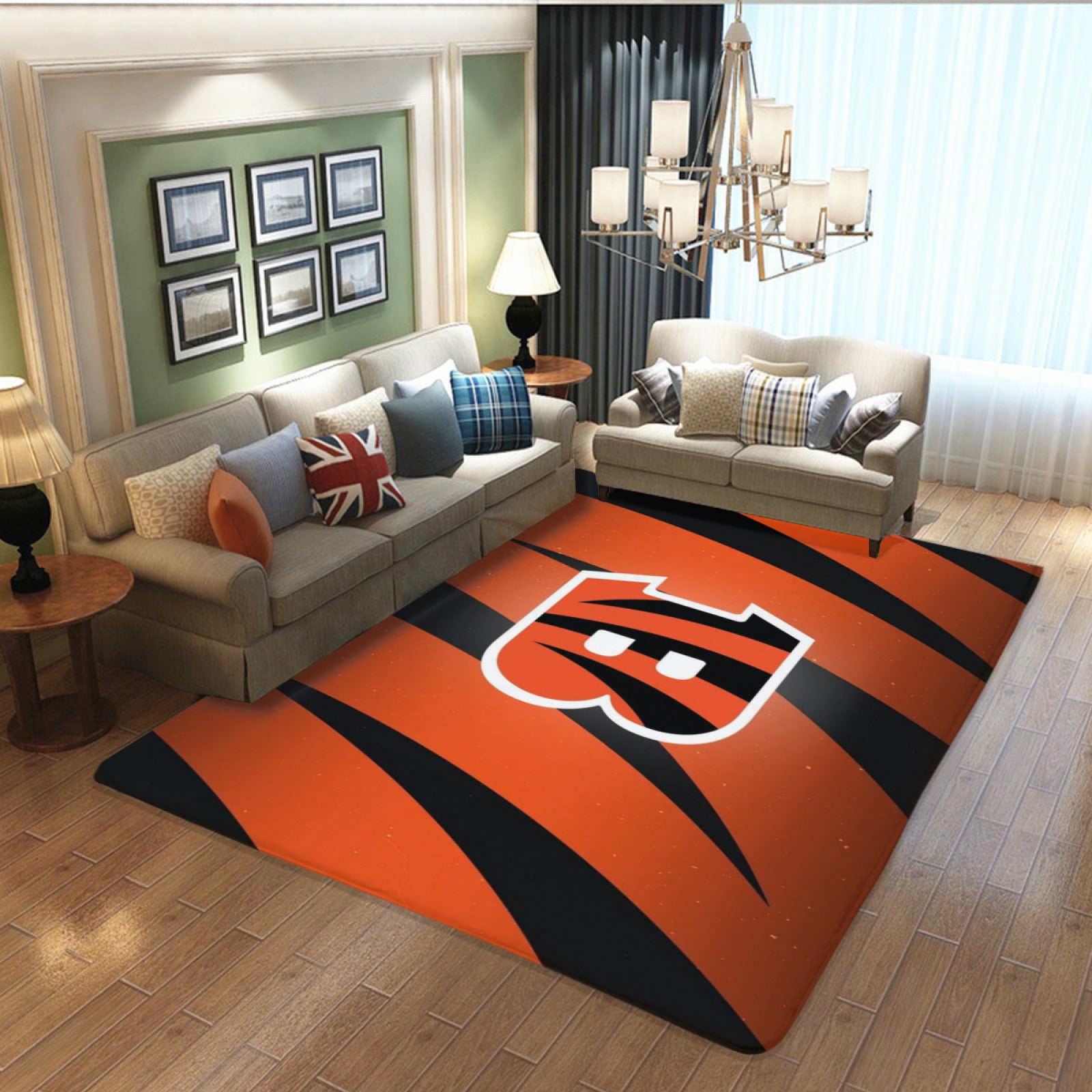 Cincinnati Rugby Bengals Rugs Bedroom Living Room Bathroom Carpet Mat Rug  chicago bears