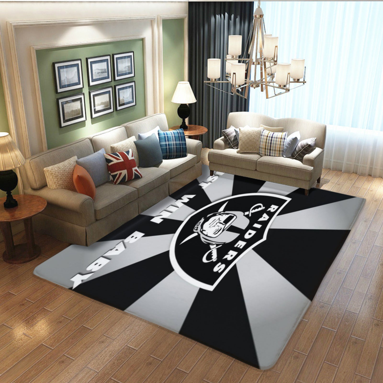 Las Vegas Rugby Raiders Rugs Bedroom Living Room Bathroom Carpet Mat Rug