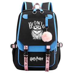 Hedwig Waterproof Backpack School Notebook Travel Bags USB Charging