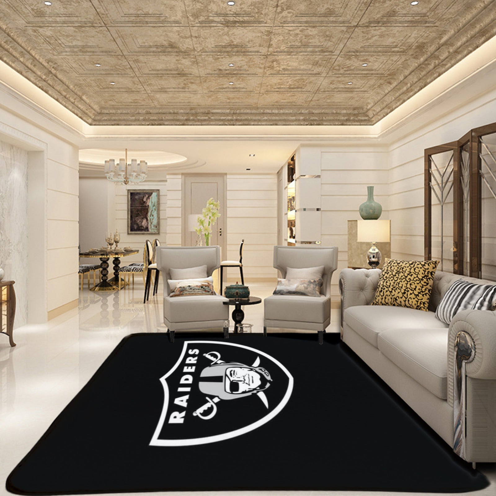 Las Vegas Rugby Raiders Rugs Bedroom Living Room Bathroom Carpet Mat Rug