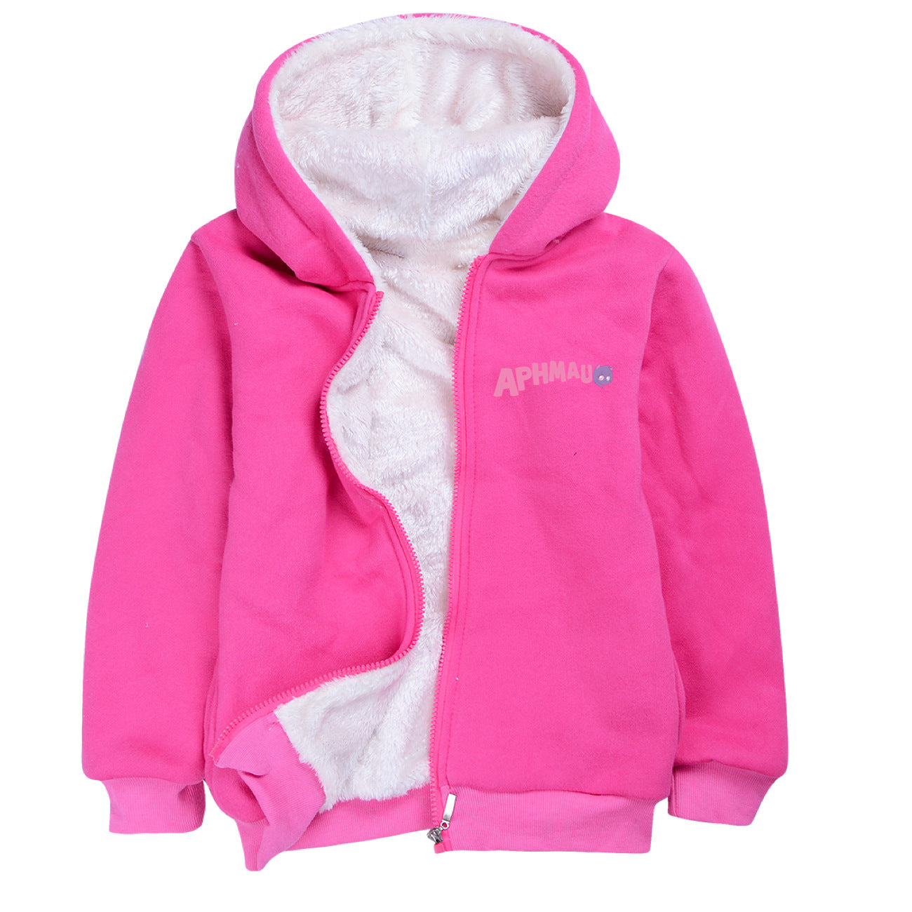 Aphmau Sherpa Lined Hoodie Fleece Sweatshirt Full Zip Hooded Jacket for Kids