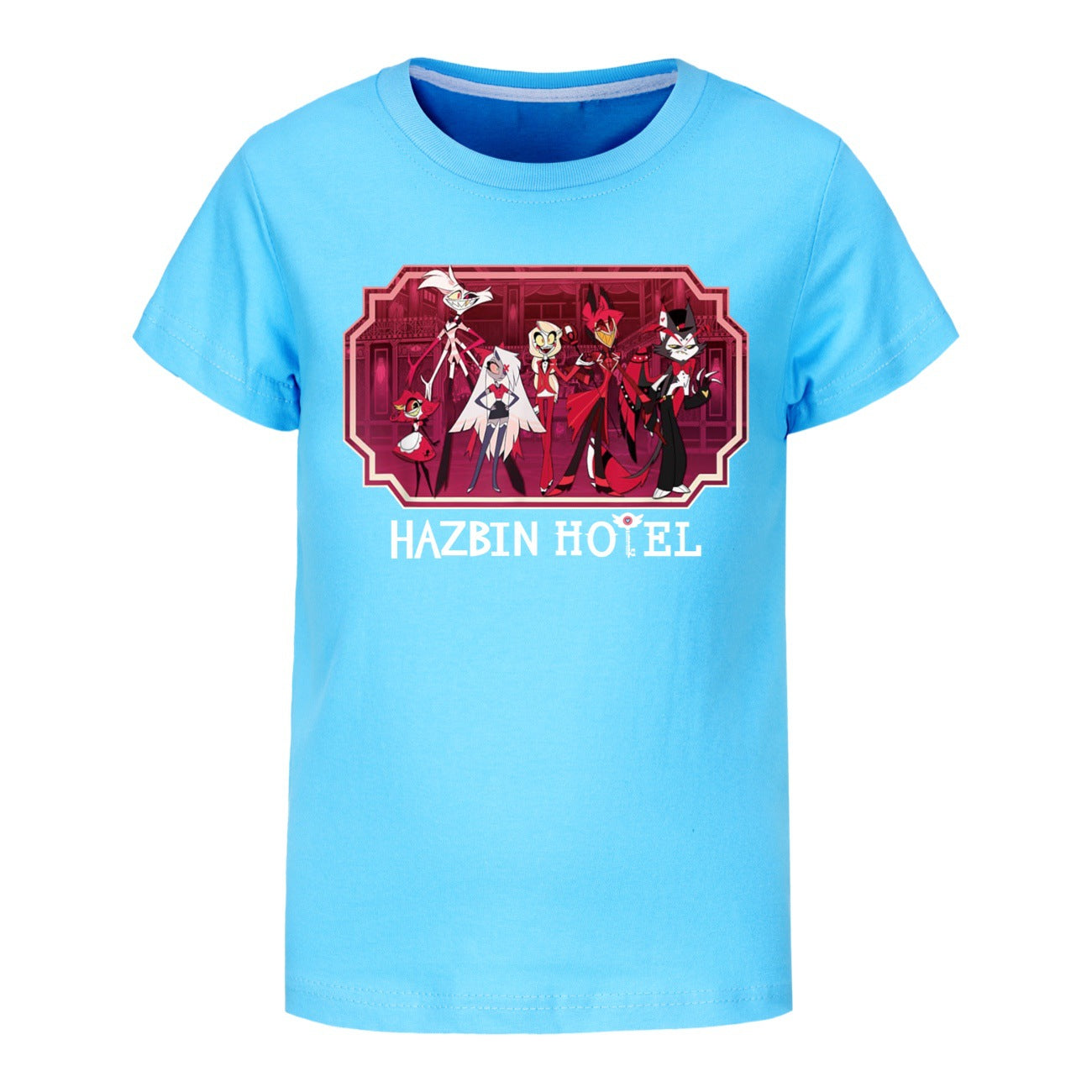 Hazbin Hotel Casual Sweatshirt Spring Autumn Short Sleeve T-Shirts for Kids