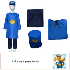 Dog Man Cosplay Uniform Halloween Costume For Kids Adults