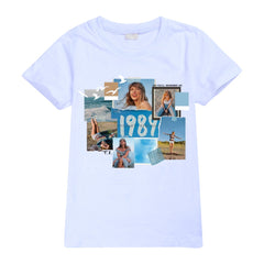 Taylor Swift Casual Sweatshirt Spring Autumn Short Sleeve T-Shirts for Kids