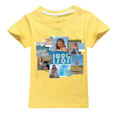 Taylor Swift Casual Sweatshirt Spring Autumn Short Sleeve T-Shirts for Kids