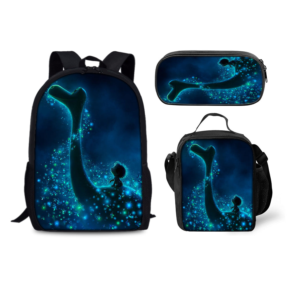 The Good Dinosaur Backpack Schoolbag Lunch Bag Pencil Bag for Kids Students 3PCS
