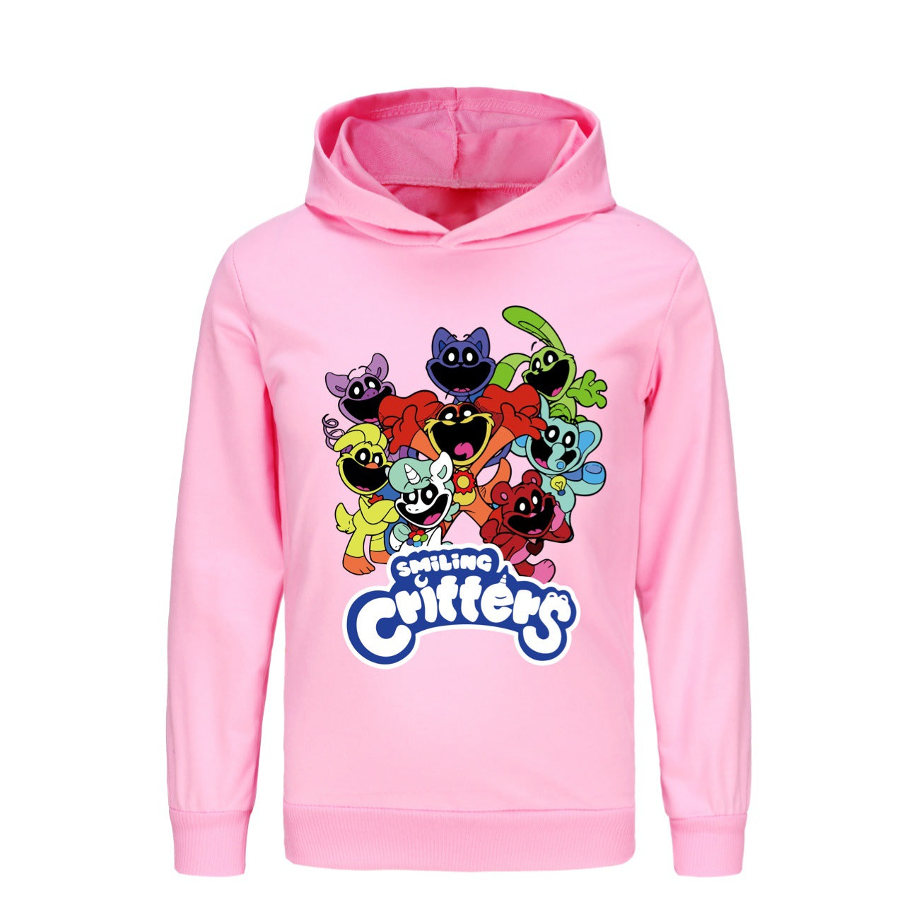 Smiling Critters Casual Sweatshirt Spring Autumn Hoodie for Kids