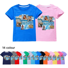 Taylor Swift Casual Sweatshirt Spring Autumn Short Sleeve T-Shirts for Kids