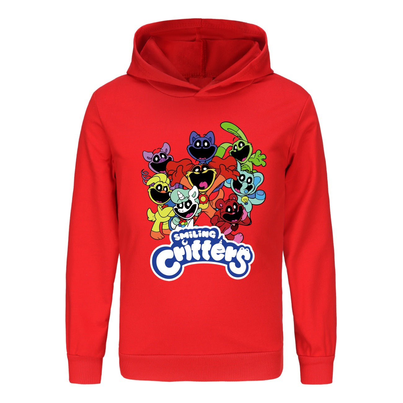 Smiling Critters Casual Sweatshirt Spring Autumn Hoodie for Kids