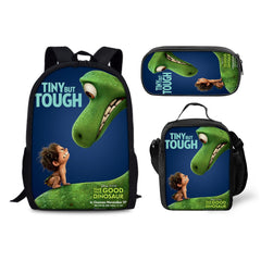The Good Dinosaur Backpack Schoolbag Lunch Bag Pencil Bag for Kids Students 3PCS
