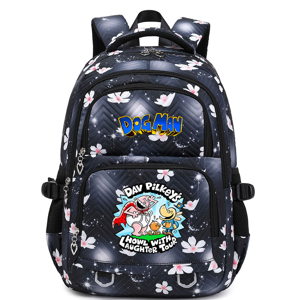Dog Man Proof Backpack Notebook Travel Bags Casual School Bag For Middle School Students