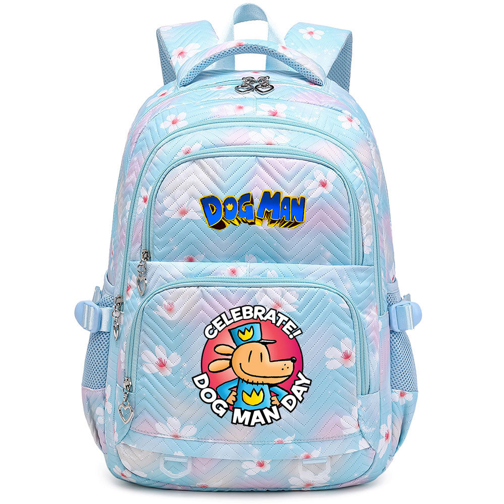 Dog Man Proof Backpack Notebook Travel Bags Casual School Bag For Middle School Students
