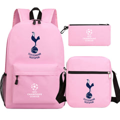 Tottenham Hotspur Football Club Schoolbag Backpack Shoulder Bag Pencil Bag 3pcs set for Kids Students