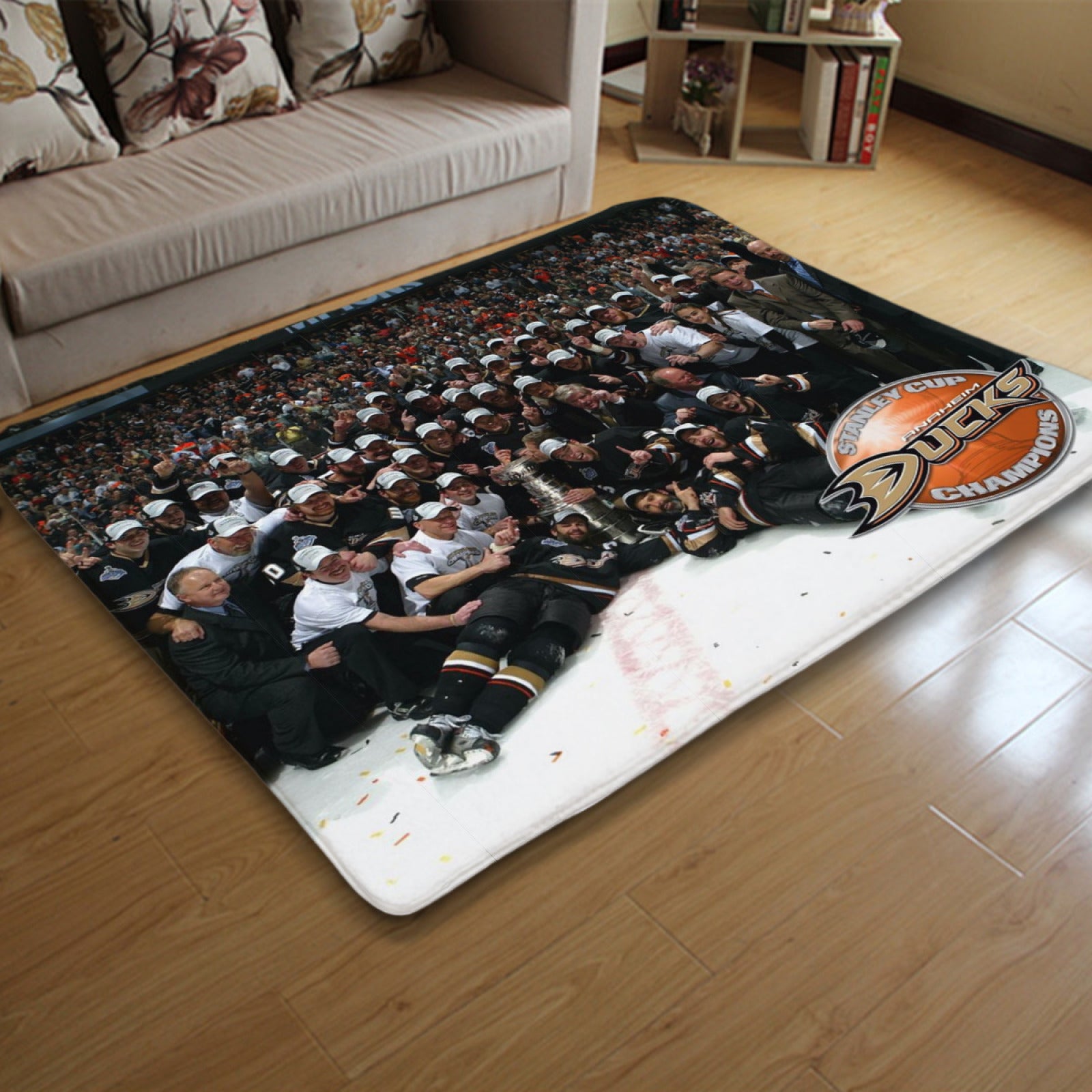 Anaheim Ducks Hockey Team Rugs Bedroom Living Room Bathroom Carpet Mat Rug