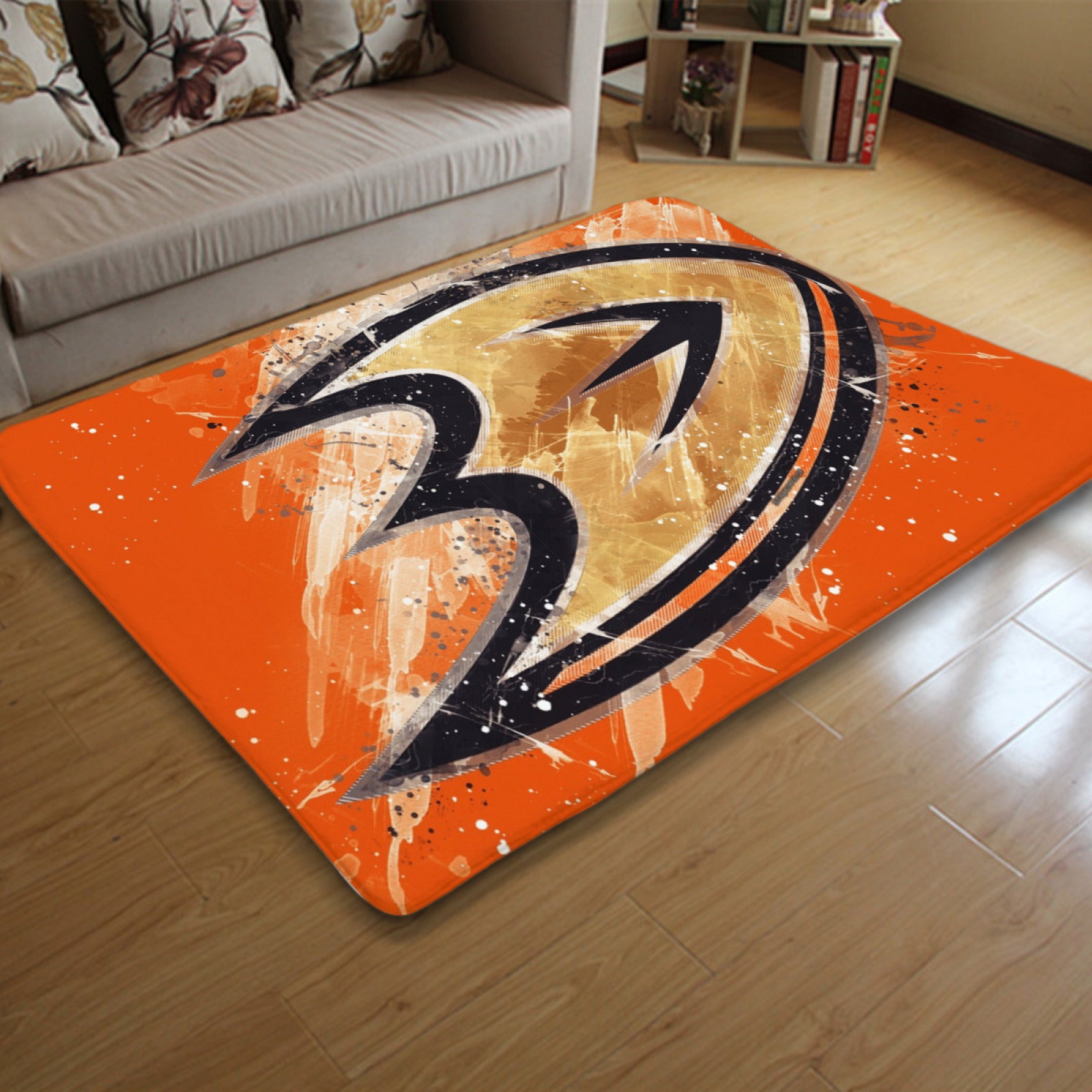 Anaheim Ducks Hockey Team Rugs Bedroom Living Room Bathroom Carpet Mat Rug