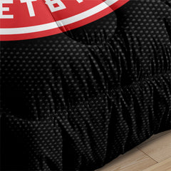 Atlanta Basketball Hawks Comforter Pillowcases 3PC Sets Blanket All Season Reversible Quilted Duvet
