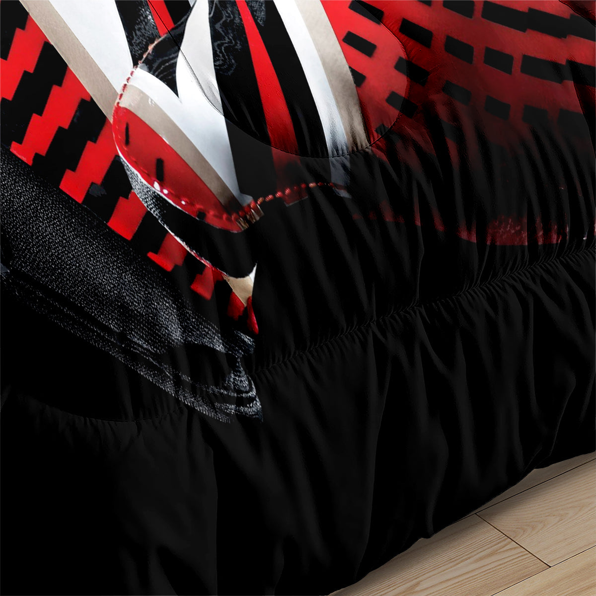 Atlanta Rugby Football Falcons Comforter Pillowcases 3PC Sets Blanket All Season Reversible Quilted Duvet