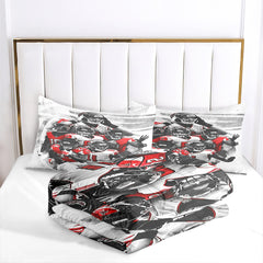 Atlanta Rugby Football Falcons Comforter Pillowcases 3PC Sets Blanket All Season Reversible Quilted Duvet