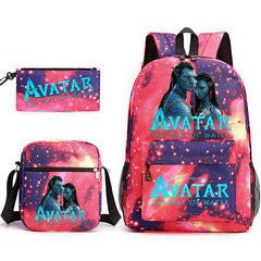 Avatar Schoolbag Backpack Shoulder Bag Pencil Case set for Kids Students