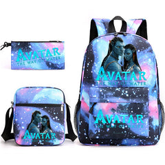 Avatar Schoolbag Backpack Shoulder Bag Pencil Case set for Kids Students