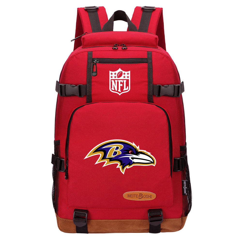 Baltimore Ravens Football Team Rugby Waterproof Backpack School Notebook Travel Bag