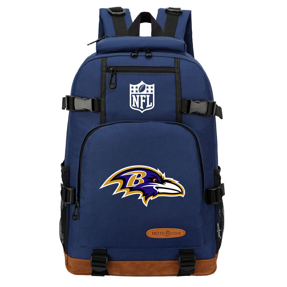 Baltimore Ravens Football Team Rugby Waterproof Backpack School Notebook Travel Bag